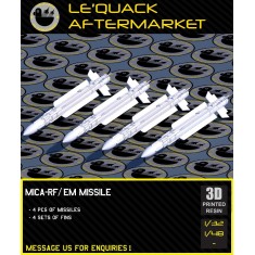 1/48 MICA-RF/EM Air-to-Air Missiles (4pcs)