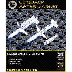 1/48 AGM-88E HARM with LAU-118 Pylon
