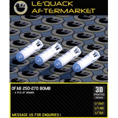 1/48 OFAB-250-270 Fragmentation Bombs (4pcs)