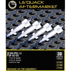 1/48 QFAB-250-LG Guided Bombs for Su-25 (4pcs)