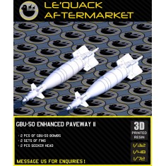 1/72 GBU-50 Enhanced Paveway II Guided Bombs (2pcs)