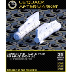 1/32 Mirage 2000-9 UAE Damocles Targeting Pod with NAVFLIR Pylon