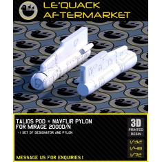 1/72 Mirage 2000D/N TALIOS Targeting Pod with NAVFLIR Pylon