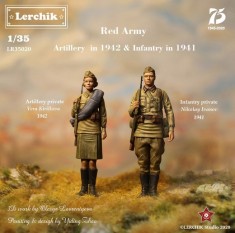 1/35 Red Army Artillery in 1942 & Infantry in 1941 (Kolya & Vera)