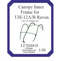 1/48 UH-12A/B Raven Canopy Inner Frame for LF Models
