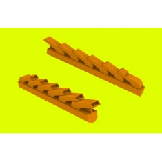 1/72 Messerschmitt Bf 109E-1/3/4/7 Exhaust Stacks for Eduard / Special Hobby kit