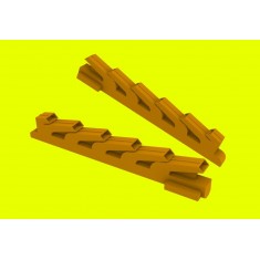 1/72 Messerschmitt Bf 109E-1/3/4/7 Exhaust Stacks for AZ Model kit