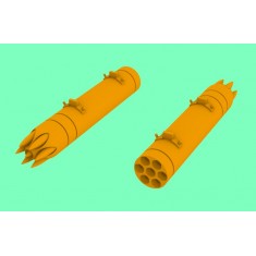 1/72 MATRA 122 Rocket Pod (2pcs) for CM.175 Zephyr, MB326, MB339, CM.170 Magister