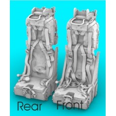 1/72 Aermacchi MB 326 Two-Seat Version Seats (2pcs) for LF Models
