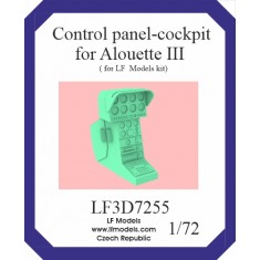 1/72 Alouette III Control Panel-cockpit for LF Models