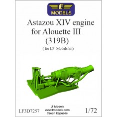 1/72 Alouette III 319B Astazou XIV Engine for LF Models