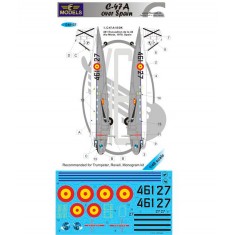 1/48 Douglas C-47A 1 Decal Option for Trumpeter/Revell/Monogram kit