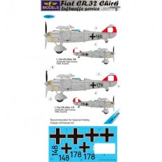1/48 FIAT CR.32 Luftwaffe service Decal for Special Hobby/Classic Airframes kit
