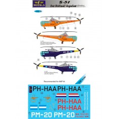 1/48 Sikorsky S-51 over Holland/Argentina 2 Decal Options for AMP kit