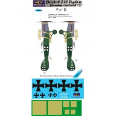 1/48 Bristol F.2b Fighter Germans Captured Part III. Decal for Eduard/Revell/Roden