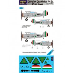 1/48 Gloster Gladiator Mk.I over Iraq Decal for Eduard/Merit/Roden kit