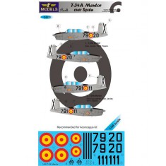 1/48 T-34A Mentor over Spain II. 2 Decal Options for Minicraft/Aconcagua kit