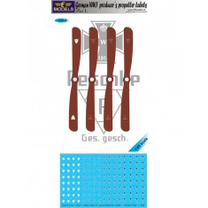 1/48 WWI German Producer's Labels of Propellers part I