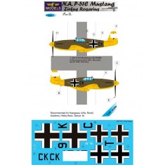 1/48 P-51C Mustang Zirkus Rosarius II. pt.II Decal for Hasegawa/Tamiya/Airfix/Revell