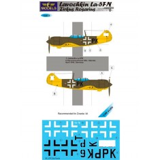 1/48 Lavochkin La-5FN Zirkus Rosarius 1 Decal Option for Zvezda kit