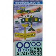 1/48 De Havilland DH.82A Tig.Moth Mk.II RAAF III Decal for Smer, Marit kit