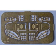 1/72 US Aircraft Seats and Seat Belts (2pcs)
