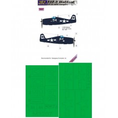 1/32 F6F-5 USS Langley Mask (1 marking option) for Hasegawa, Trumpeter kit