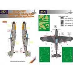 1/35 Messerschmitt Bf 109G-6 Camouflage Painting Mask for Border kit