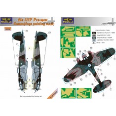 1/35 Heinkel He 111P Pre war Camouflage Painting Mask for Border kit