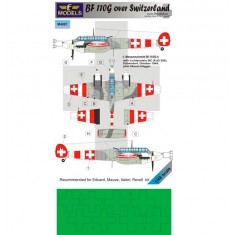 1/48 Bf 110G over Switzerland Mask (1 marking option) for Eduard/Mauve/Italeri/Revell