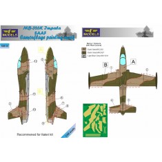 1/48 Mb 326K Impala Saaf Camouflage Painting Mask for Italeri kit