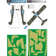 1/48 Fieseler Fi 156B Storch Camo Painting Mask for Tamiya/ESCI/Ertl kit