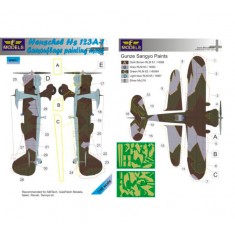 1/48 Henschel Hs 123A-1 Camo Mask for AMTech/GasPatch/Italeri/Revell/Tamiya