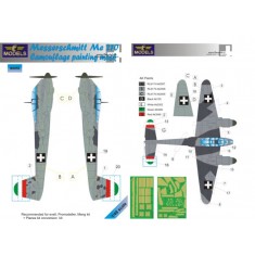 1/48 Me 210 Camo Mask for Revell/Promodeller/Meng kit + Planes kit conversion
