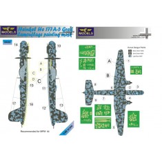 1/48 Heinkel He 177A-5 Greif Camouflage Painting Mask for MPM kit