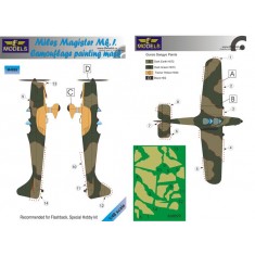 1/48 Miles Magister Mk.I. Camo Painting Mask for Flashback/Special Hobby kit