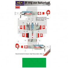 1/72 Bf 110G Switzerland Mask for Eduard/High Planes/Italeri/Bilek kit