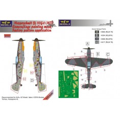 1/72 Bf 109G-6 Camo Mask for Airfix/AZ Model/Italeri/KORA/Tamiya/Hasegawa kit