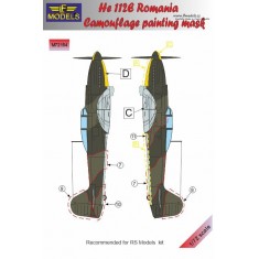 1/72 Heinkel He 112E Romanian Service Camouflage Paint Mask for RS Models