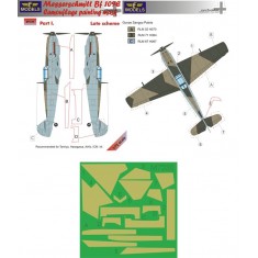 1/72 Bf 109E Late scheme part I. Camo Mask for Tamiya/Hasegawa/Airfix/ICM