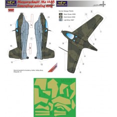1/72 Bf 163B Komet Camo Mask for Academy/Heller/Hobby Boss/Maquette kit