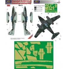 1/72 Messer Me 262A Schwalbe Part II. Camo Mask for ProModeler/Hasegawa/Revell