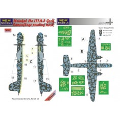 1/72 Heinkel He 177A-5 Greif Camouflage Painting Mask for Airfix/Revell kit