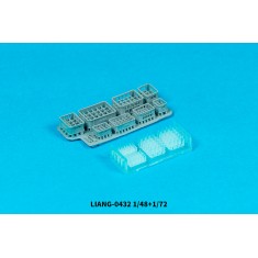 1/48 1/72 Modern Beer Soda Bottle Crates x8