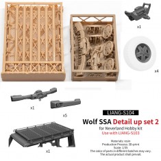 1/35 Wolf SSA Detail up set #2 for Neverland Hobby kit
