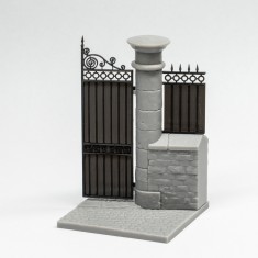 1/35 Base with Gate and Wall #02