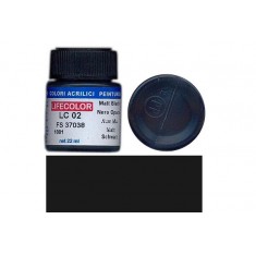 Acrylic Paint - Matt Black (22ml) FS 37038