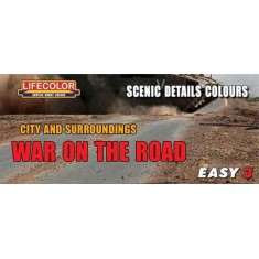 Acrylic Paint Set - City & Surroundings "War on the Road" Scenic Details (22ml x3)