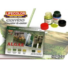Algae Powder and Colour Paint Set (6 x 22ml)
