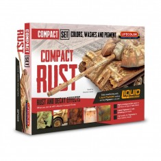 Rust Compact Set (2 acrylic colours, 3 Liquid Pigments, 1 powder pigment, 22ml each)
